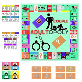 Foto 1 | Juego De Mesa Adultopoly Para Parejas Con Cartas - Venta Internacional.