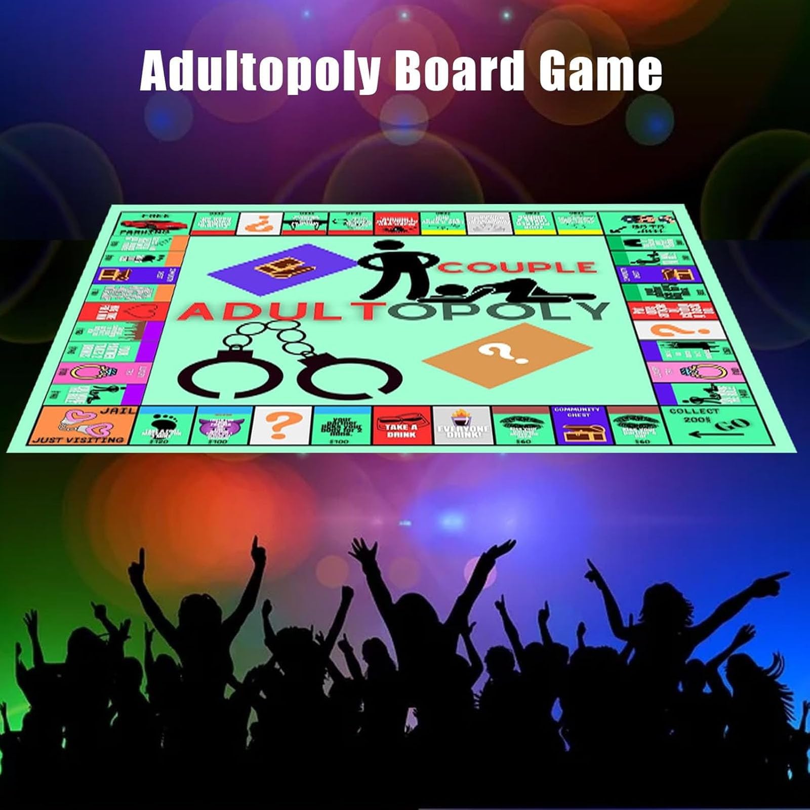 Foto 3 pulgar | Juego De Mesa Adultopoly Para Parejas Con Cartas - Venta Internacional.