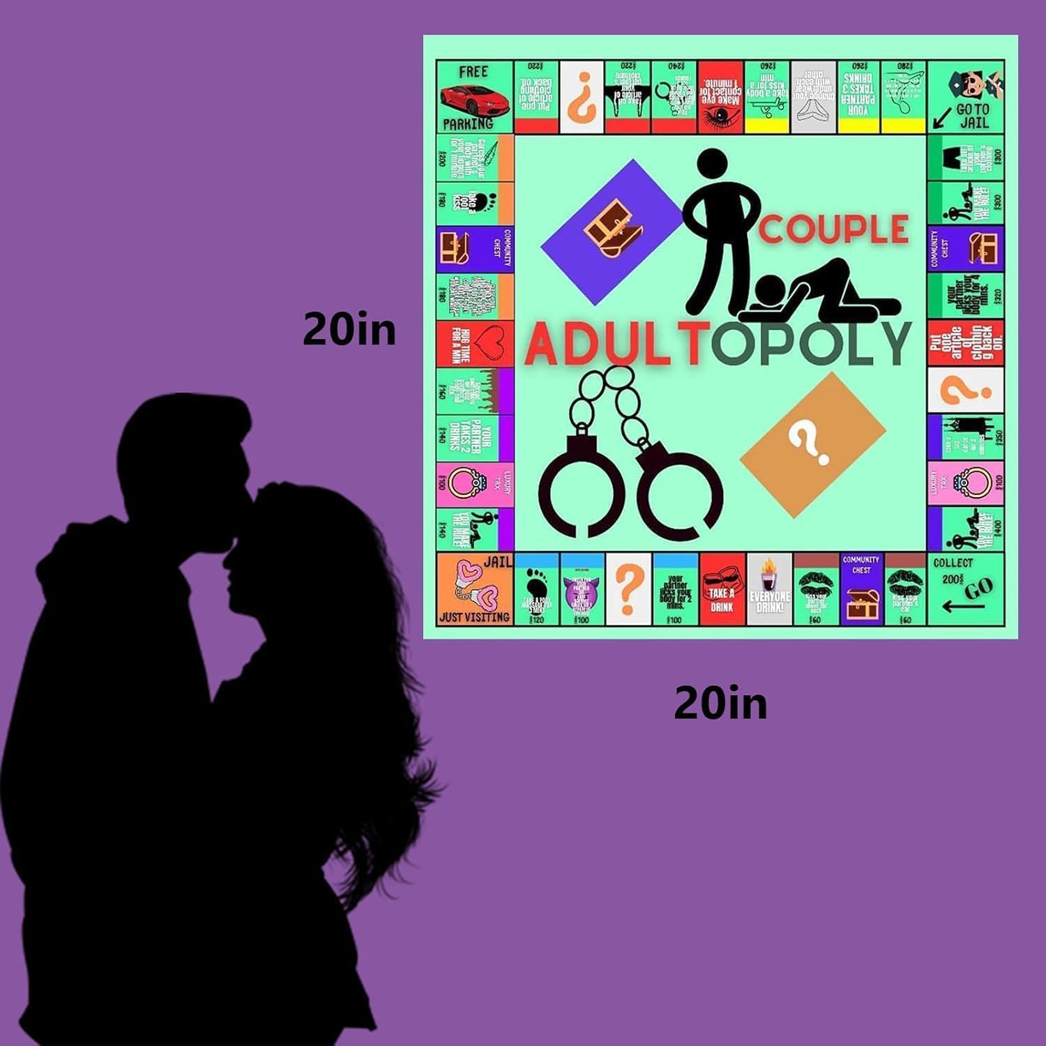 Foto 4 pulgar | Juego De Mesa Adultopoly Para Parejas Con Cartas - Venta Internacional.
