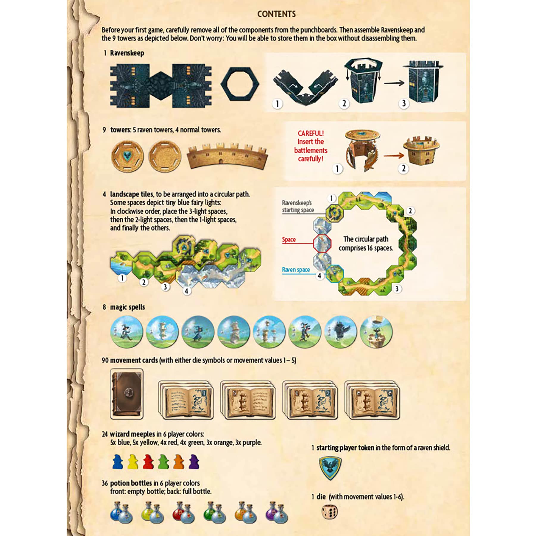 Foto 7 pulgar | Juego De Mesa Capstone Games Wandering Towers Strategy Para 6 Jugadores - Venta Internacional.