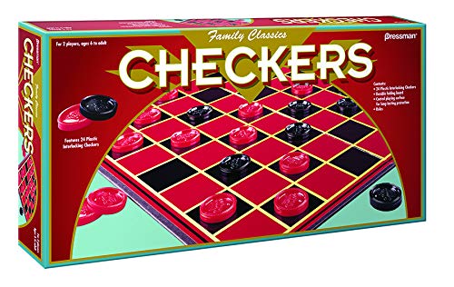 Foto 4 pulgar | Juego De Damas Pressman Family Classics Con Tablero Plegable - Venta Internacional.