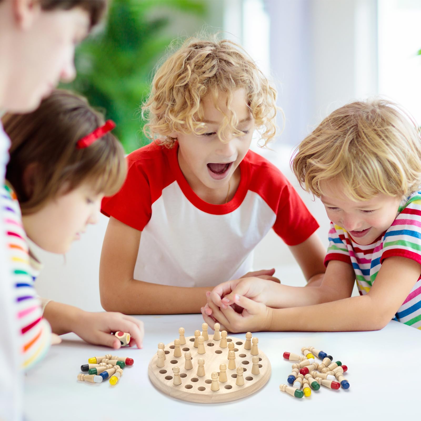 Foto 7 pulgar | Juego De Ajedrez Con Memoria Hirger Wooden Para Niños Y Adultos - Venta Internacional.