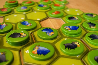 Foto 3 | Juego De Mesa Blue Orange Battle Sheep Hex Area Control 2-4 Jugadores - Venta Internacional.