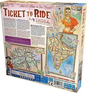 Foto 3 | Boleto De Juego De Mesa Para Ride India + Switzerland Expansion - Venta Internacional.