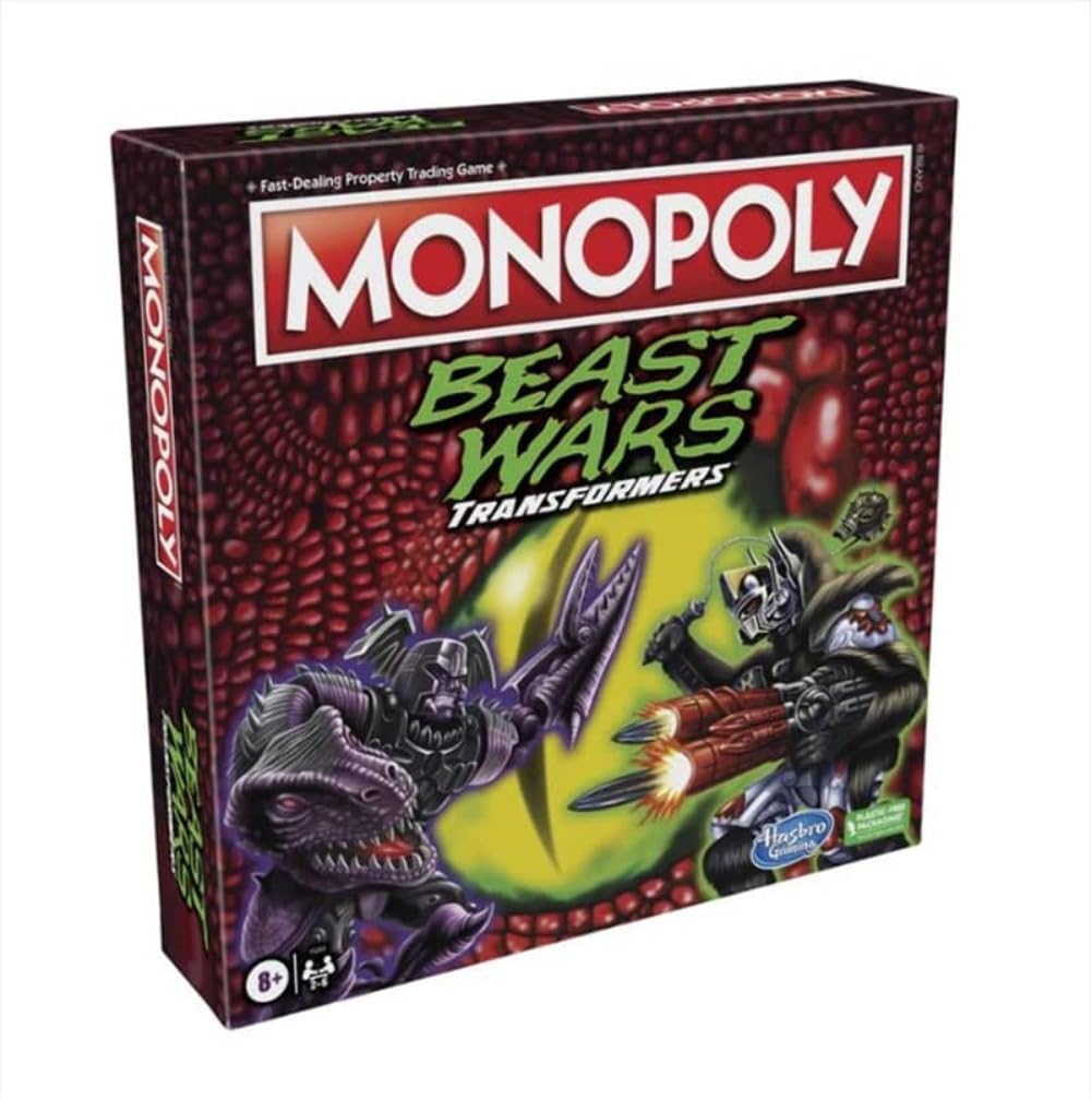 Juego De Mesa Monopoly Transformers Beast Wars Edition - Venta Internacional.
