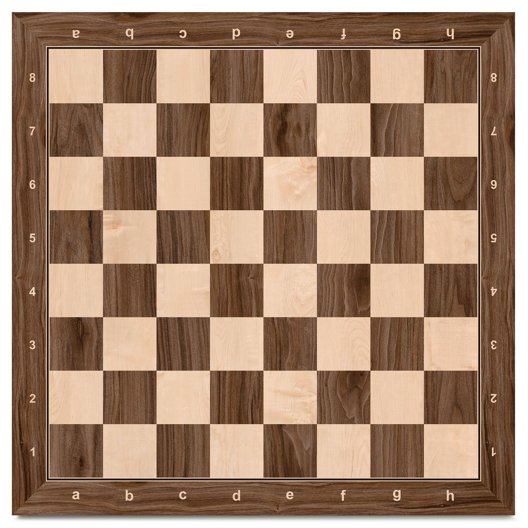 Foto 2 | Tablero De Ajedrez A&a Professional De Madera De Nogal Y Arce De 54 Cm - Venta Internacional.