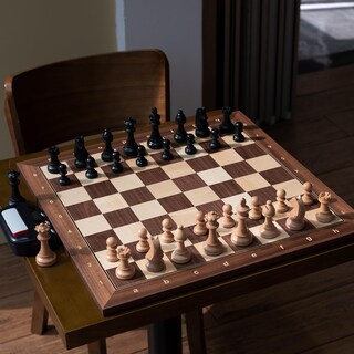 Foto 5 | Tablero De Ajedrez A&a Professional De Madera De Nogal Y Arce De 54 Cm - Venta Internacional.