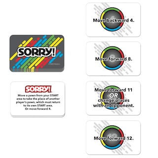 Foto 2 | Juego De Mesa Hasbro Gaming ¡lo Siento! ¡llévala Y Llévala, Tamaño Viaje - Venta Internacional.