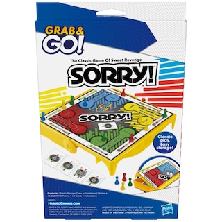 Foto 3 | Juego De Mesa Hasbro Gaming ¡lo Siento! ¡llévala Y Llévala, Tamaño Viaje - Venta Internacional.