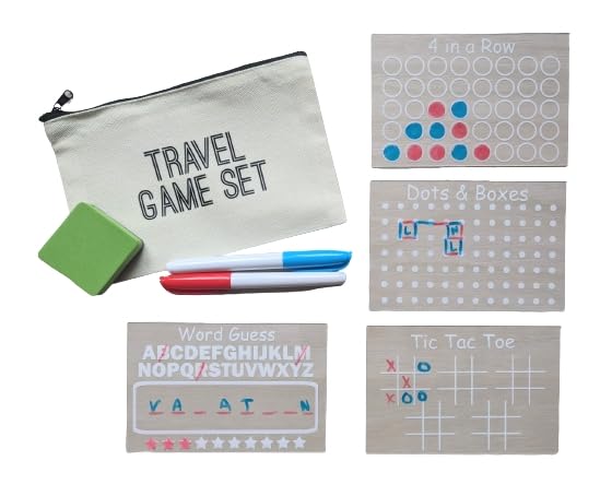Foto 2 pulgar | Set De Juegos De Viaje Para Niños, Juegos Reutilizables De Borrado En Seco, Paquete De 4 - Venta Internacional.