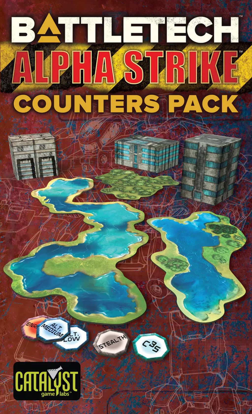 Foto 3 pulgar | Paquete De Contadores Para El Accesorio Alpha Strike Wargame De Battletech - Venta Internacional.