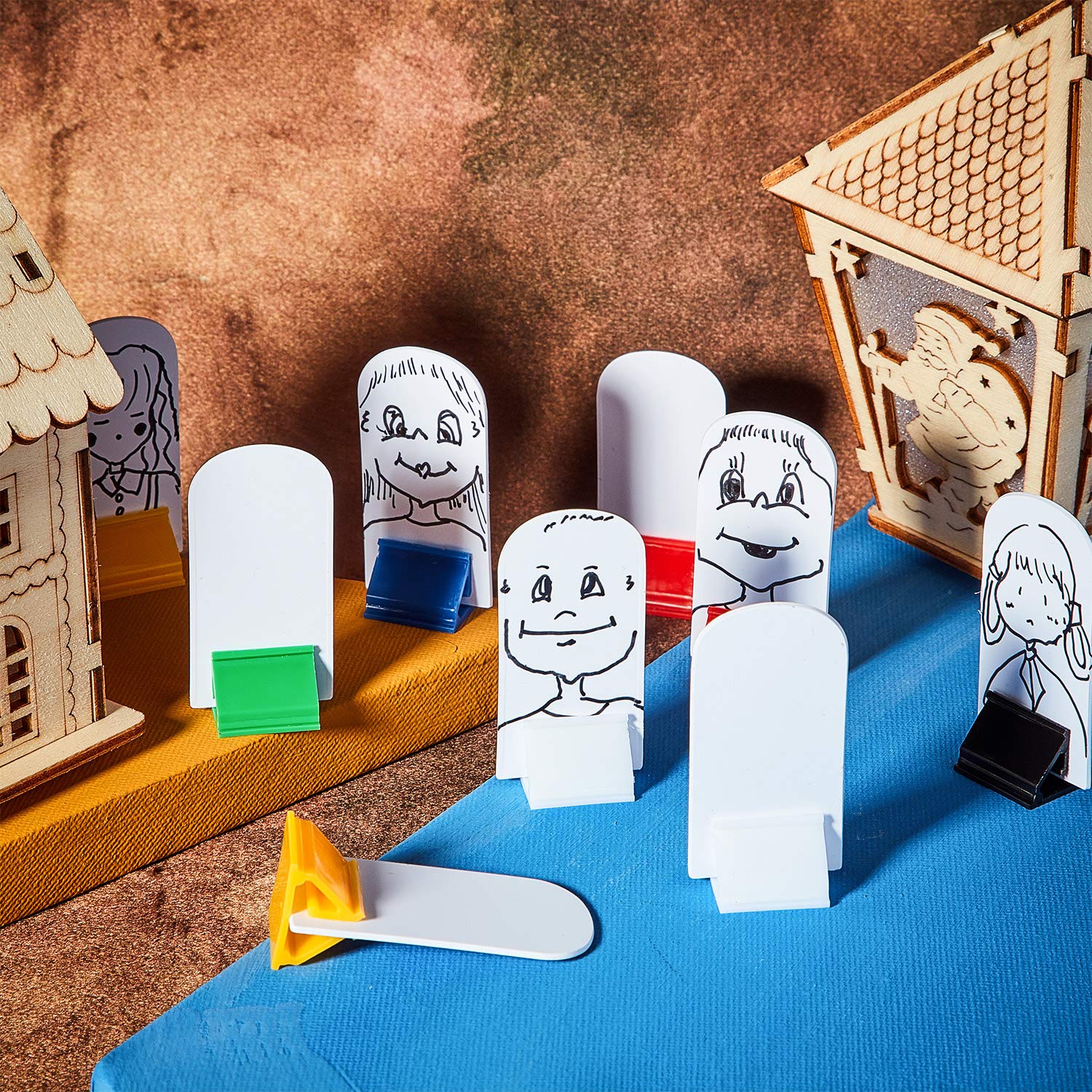 Foto 4 | Soporte Para Tarjetas De Juego Bulu, 36 Piezas, Multicolor, Con Rotuladores - Venta Internacional.