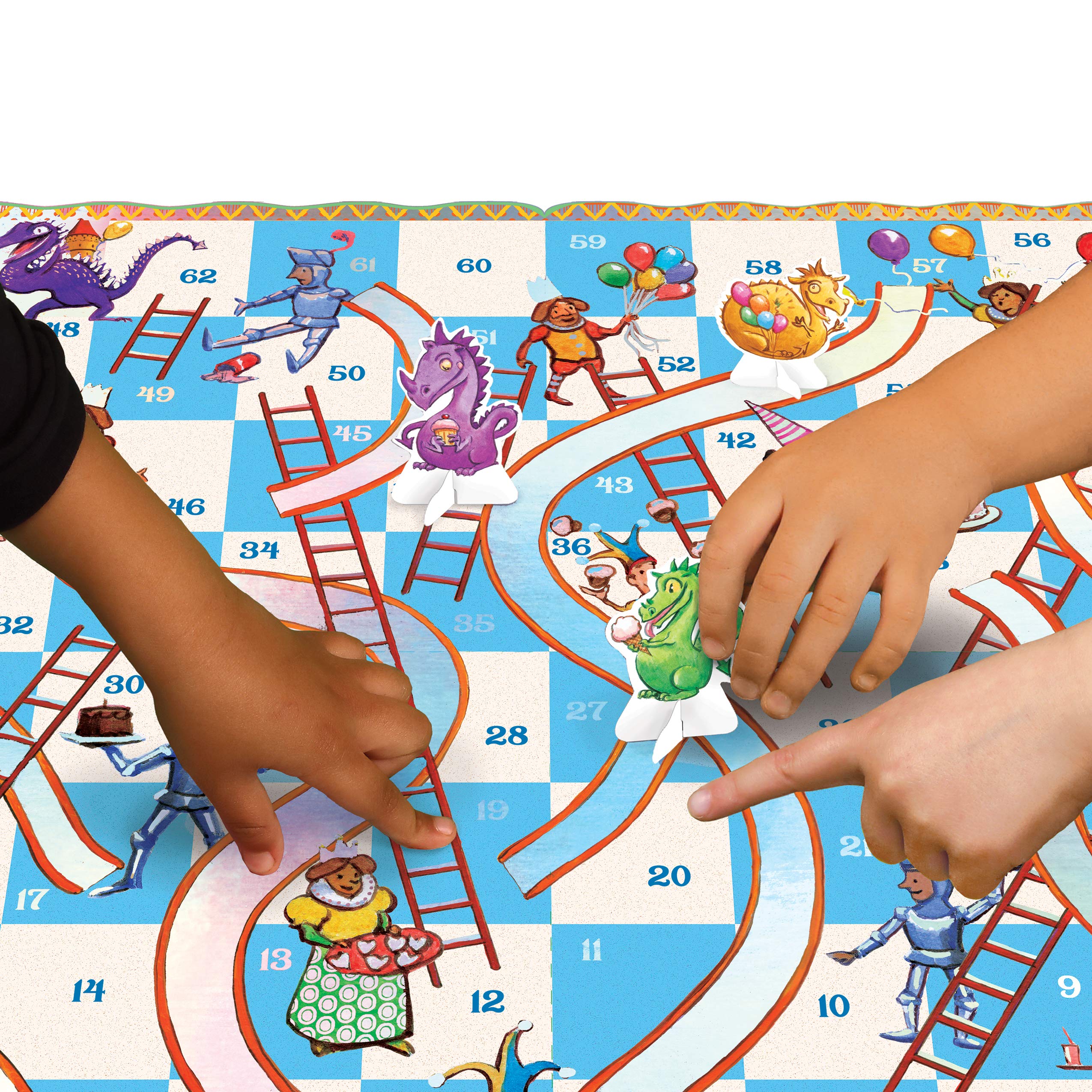 Foto 4 pulgar | Juego De Mesa Eeboo Dragons Slips & Ladders Kids 5+ Years - Venta Internacional.