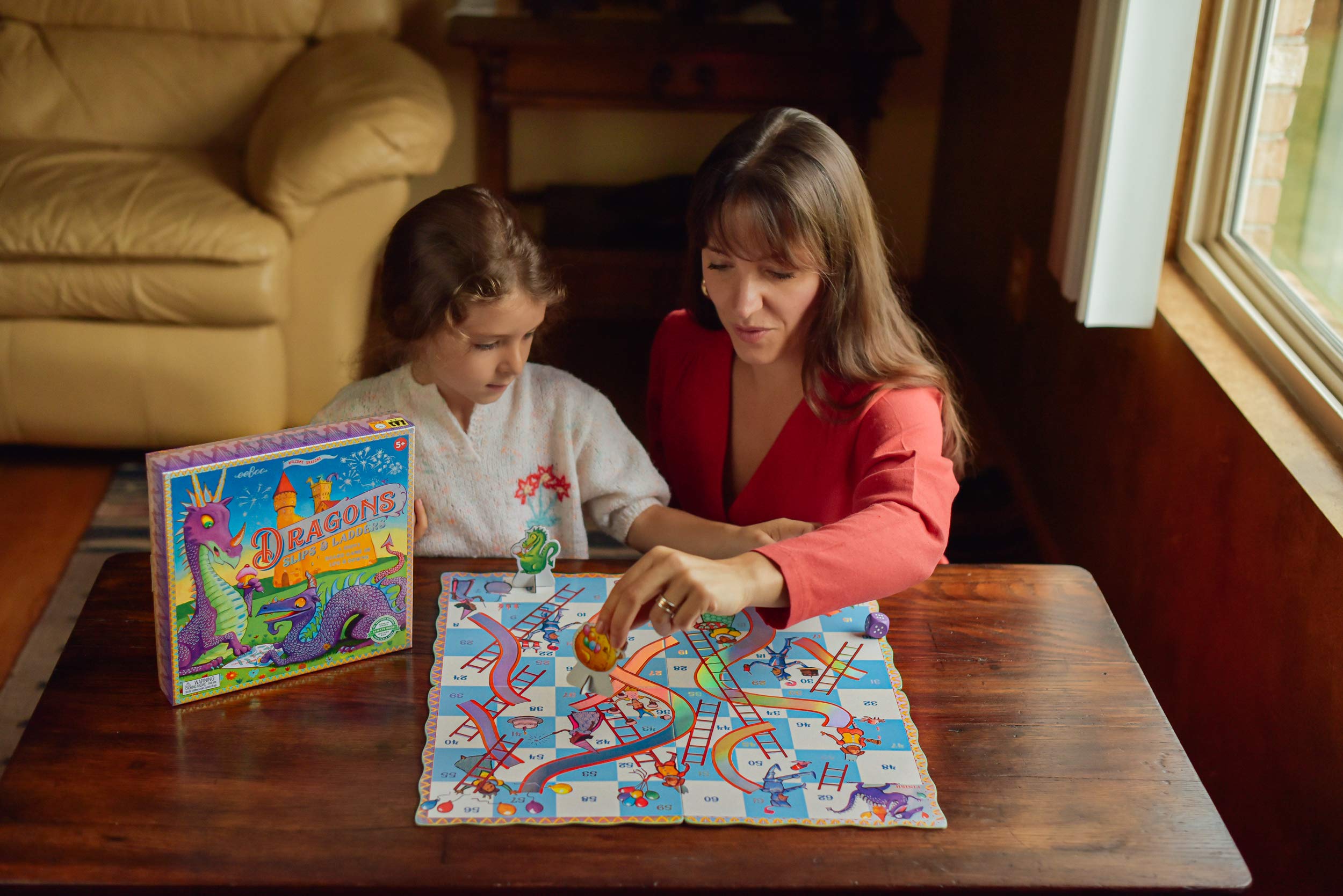 Foto 5 | Juego De Mesa Eeboo Dragons Slips & Ladders Kids 5+ Years - Venta Internacional.