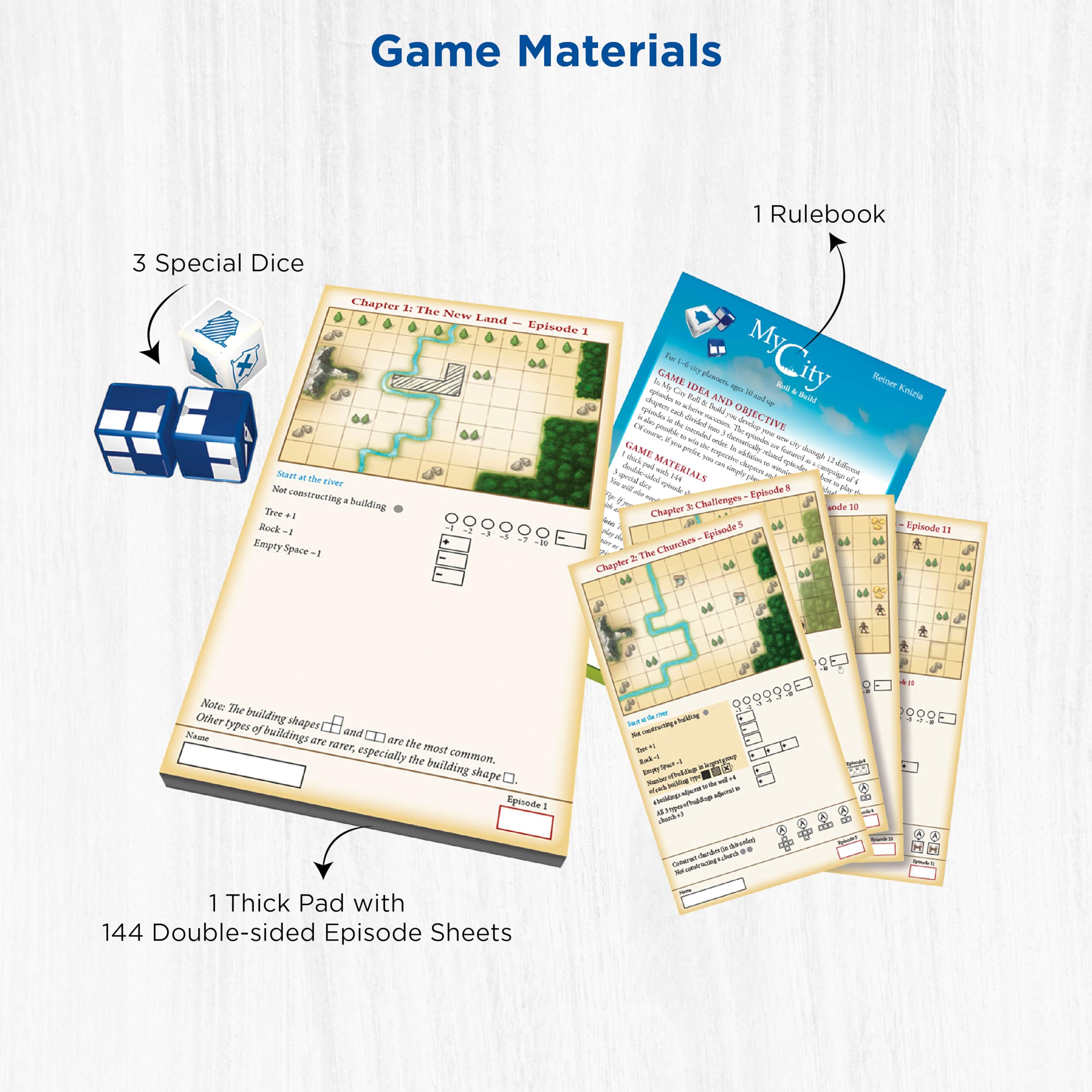 Foto 4 pulgar | Juego De Mesa Thames & Kosmos My City Roll And Build De 1 A 6 Jugadores - Venta Internacional.
