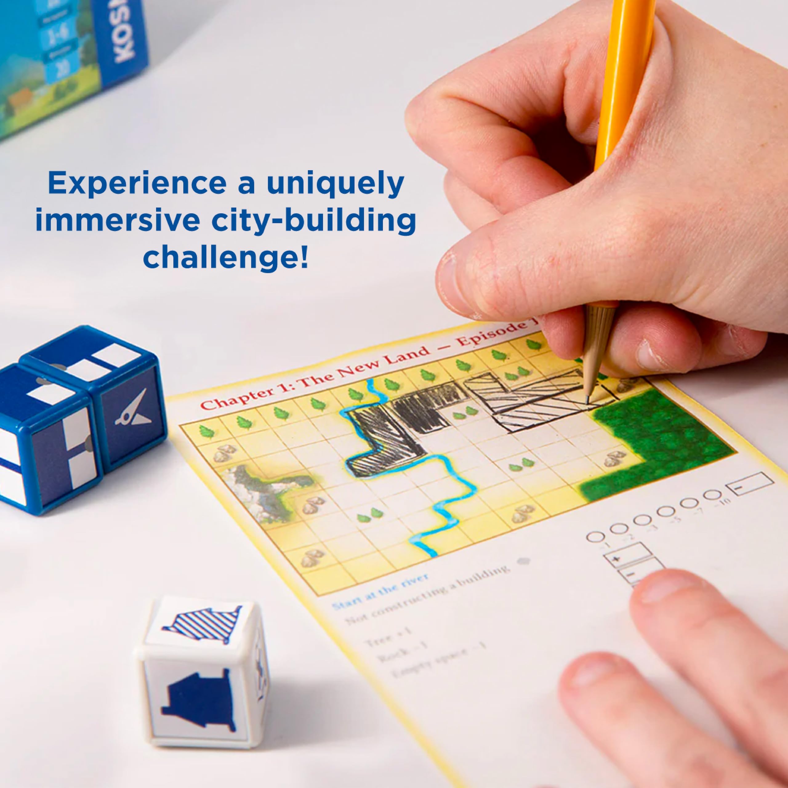 Foto 6 pulgar | Juego De Mesa Thames & Kosmos My City Roll And Build De 1 A 6 Jugadores - Venta Internacional.