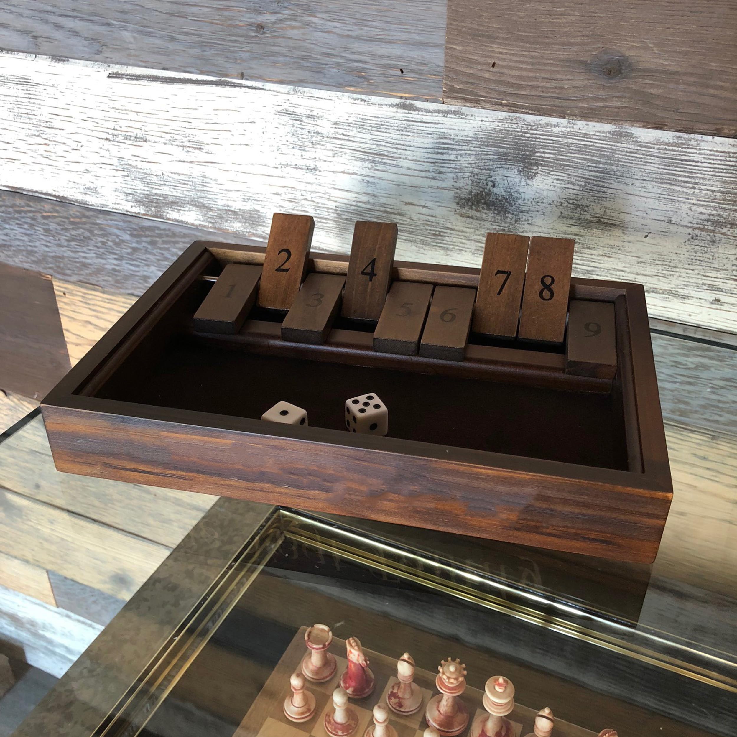 Foto 3 pulgar | Juego De Mesa We Games Shut The Box De Madera Con 9 Números - Venta Internacional.