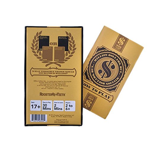 Foto 5 pulgar | Juego De Cartas Cryptozoic Entertainment Rooster Teeth Million Dollars - Venta Internacional.