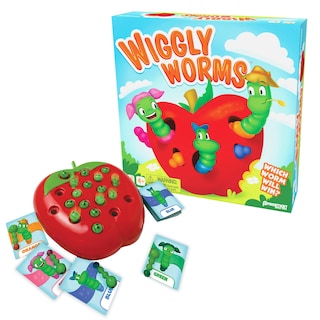 Foto 2 | Game Pressman Wiggly Worms Color Matching Memory Para Más De 4 Años - Venta Internacional.
