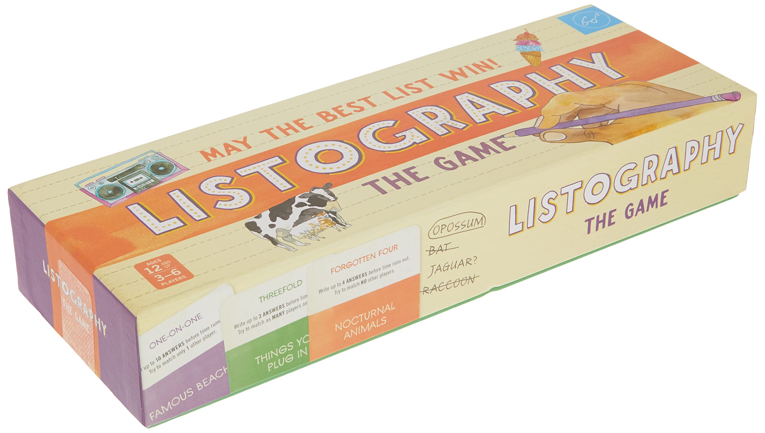 Foto 3 pulgar | Board Game Chronicle Books Listography: El Juego Para Adultos - Venta Internacional.