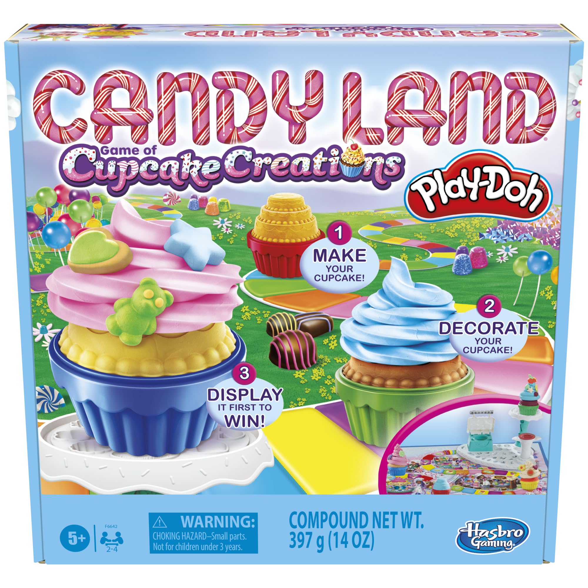 Foto 2 pulgar | Juego De Mesa Hasbro Gaming Candy Land Cupcake Creations Kids - Venta Internacional.