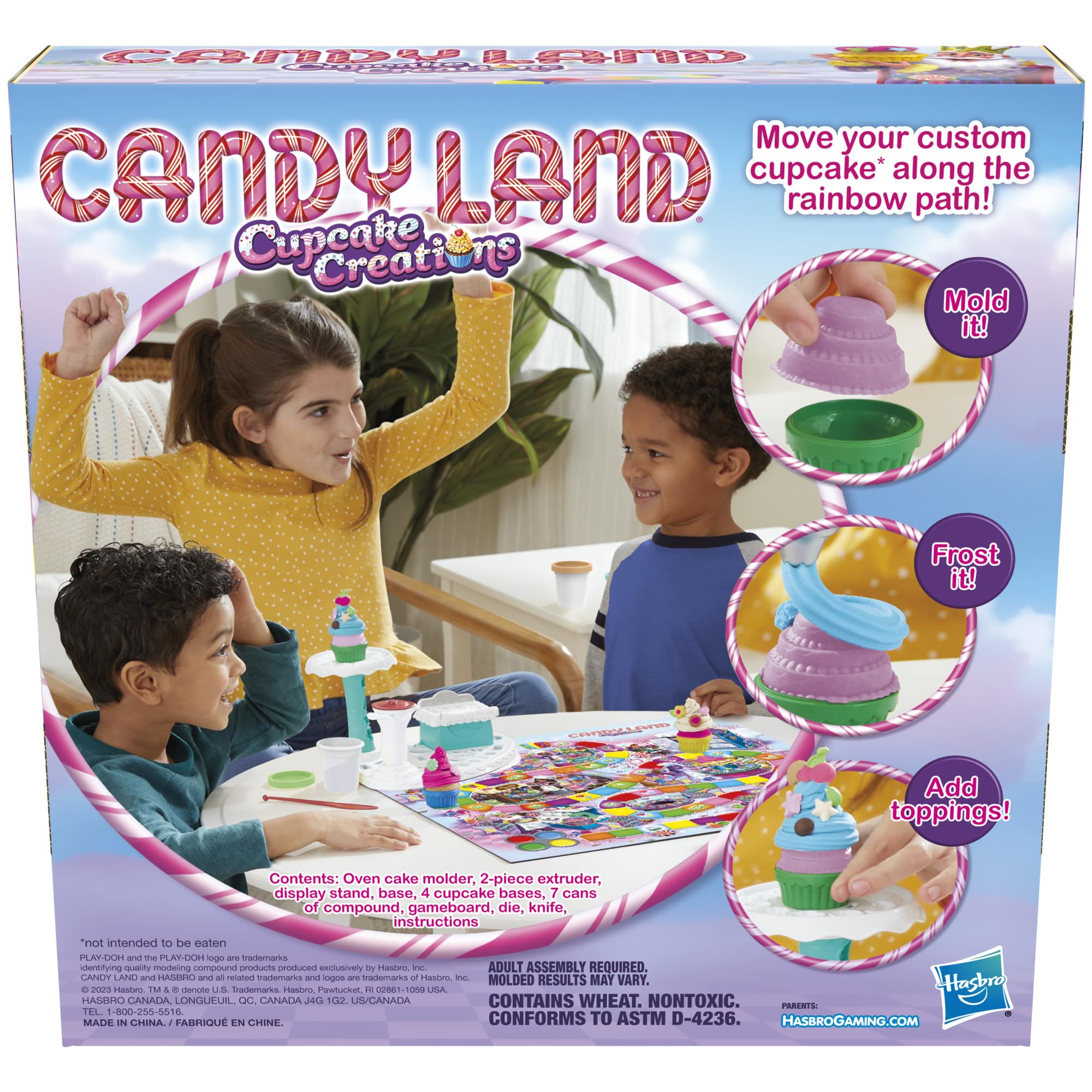 Foto 3 pulgar | Juego De Mesa Hasbro Gaming Candy Land Cupcake Creations Kids - Venta Internacional.