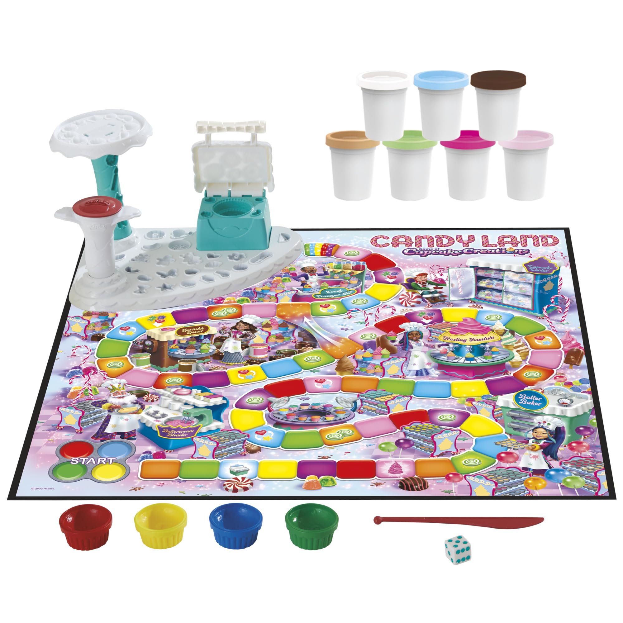 Foto 5 pulgar | Juego De Mesa Hasbro Gaming Candy Land Cupcake Creations Kids - Venta Internacional.