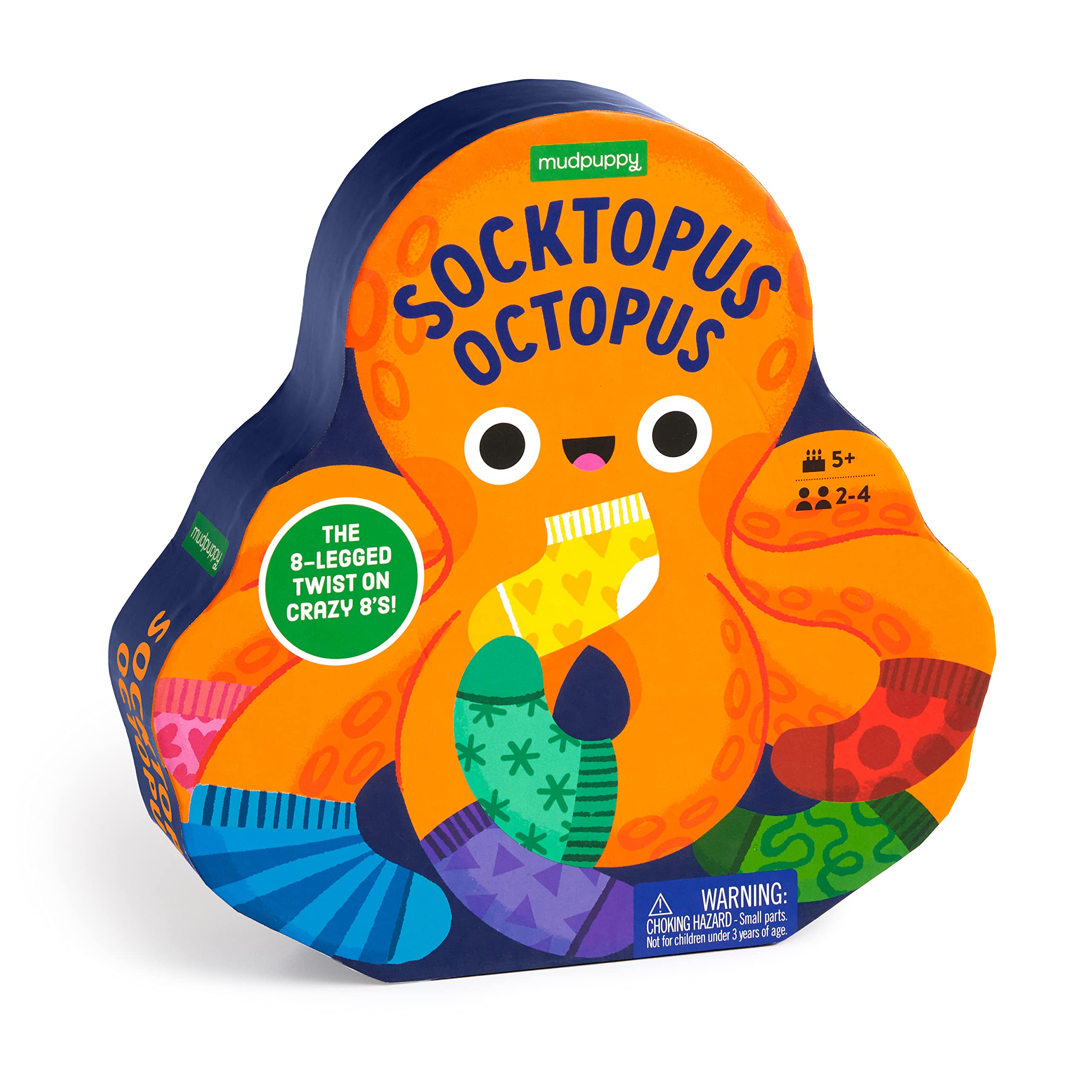 Juego De Combinación De Memoria Mudpuppy Socktopus Octopus Kids 5+ - Venta Internacional.