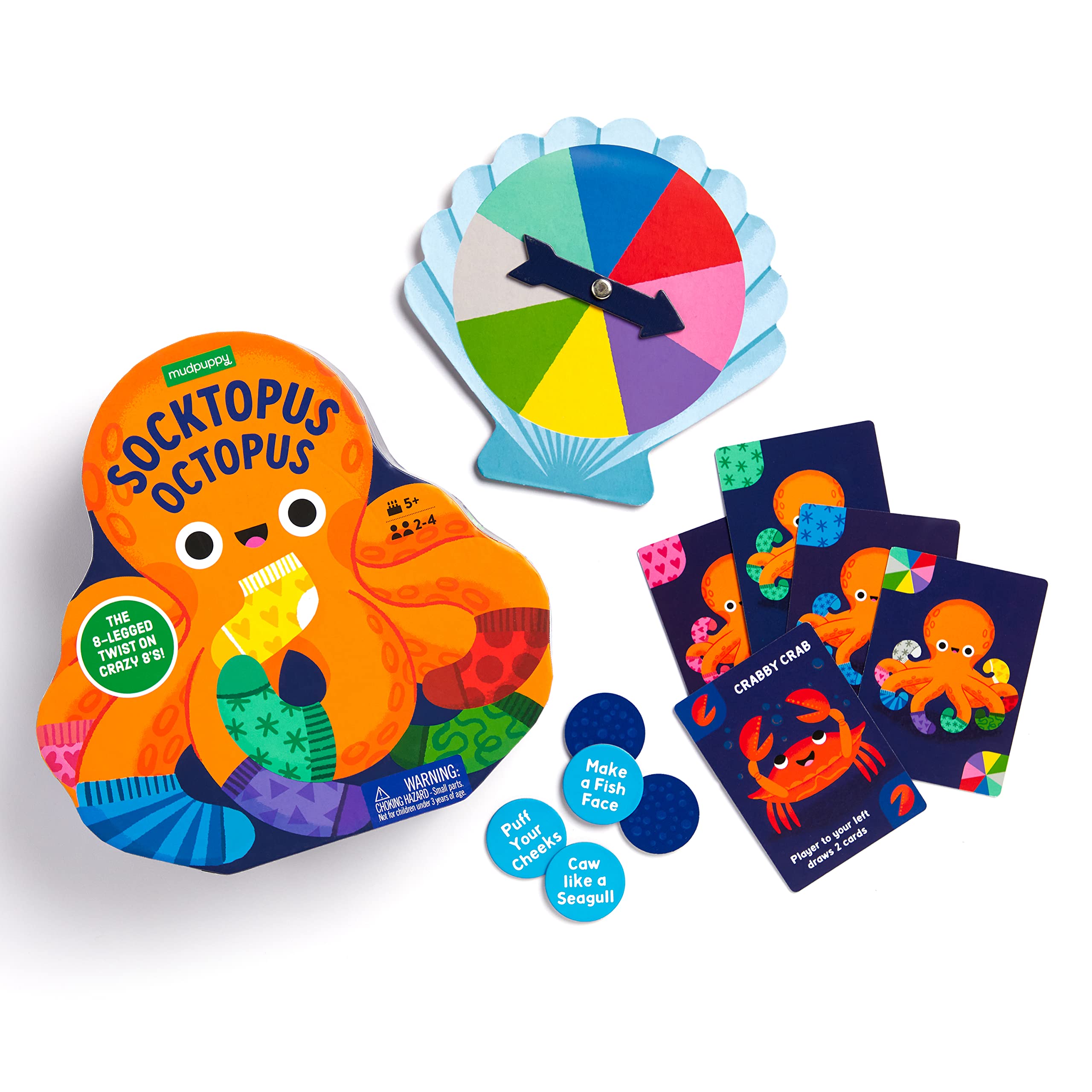 Foto 4 | Juego De Combinación De Memoria Mudpuppy Socktopus Octopus Kids 5+ - Venta Internacional.