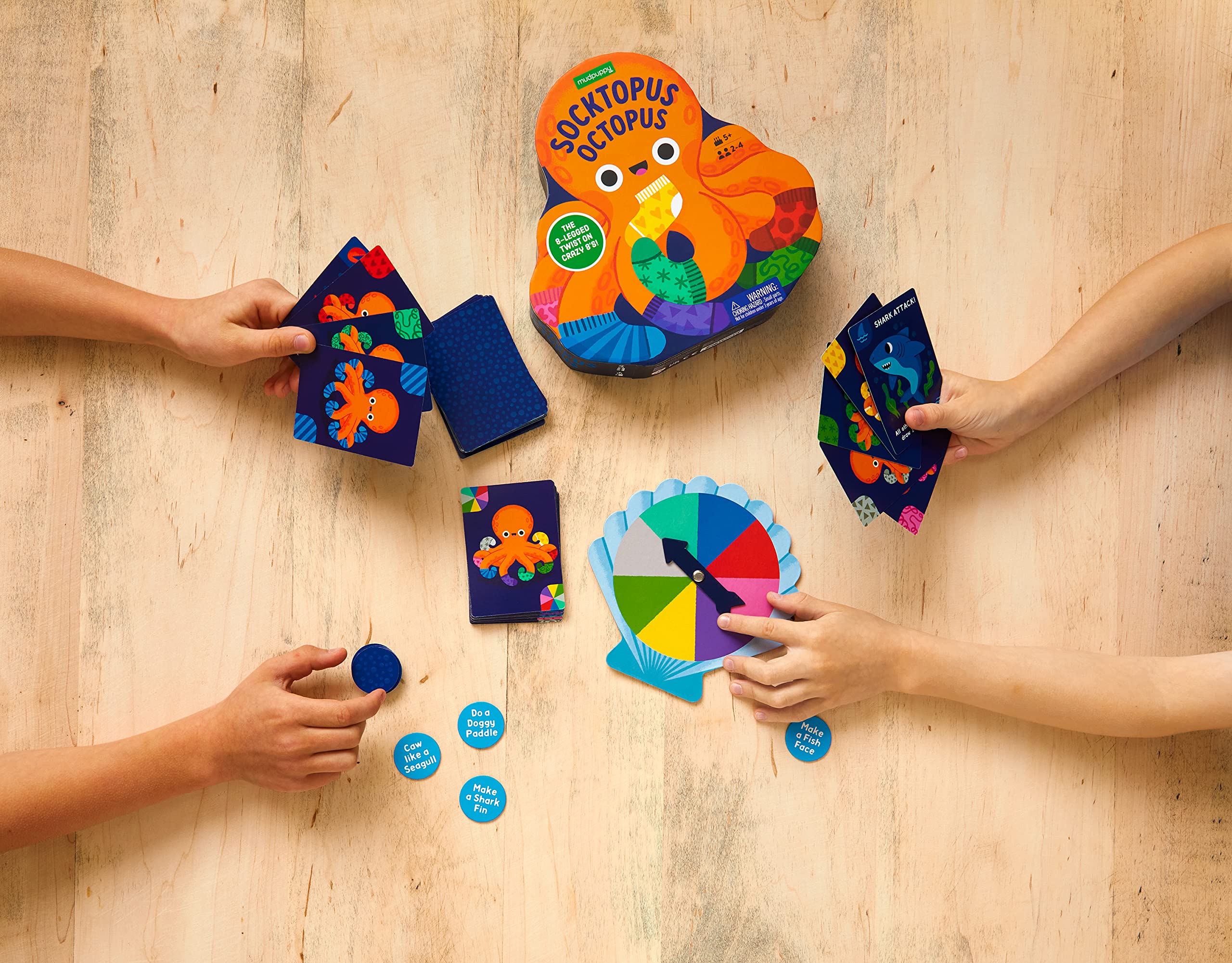 Foto 6 | Juego De Combinación De Memoria Mudpuppy Socktopus Octopus Kids 5+ - Venta Internacional.