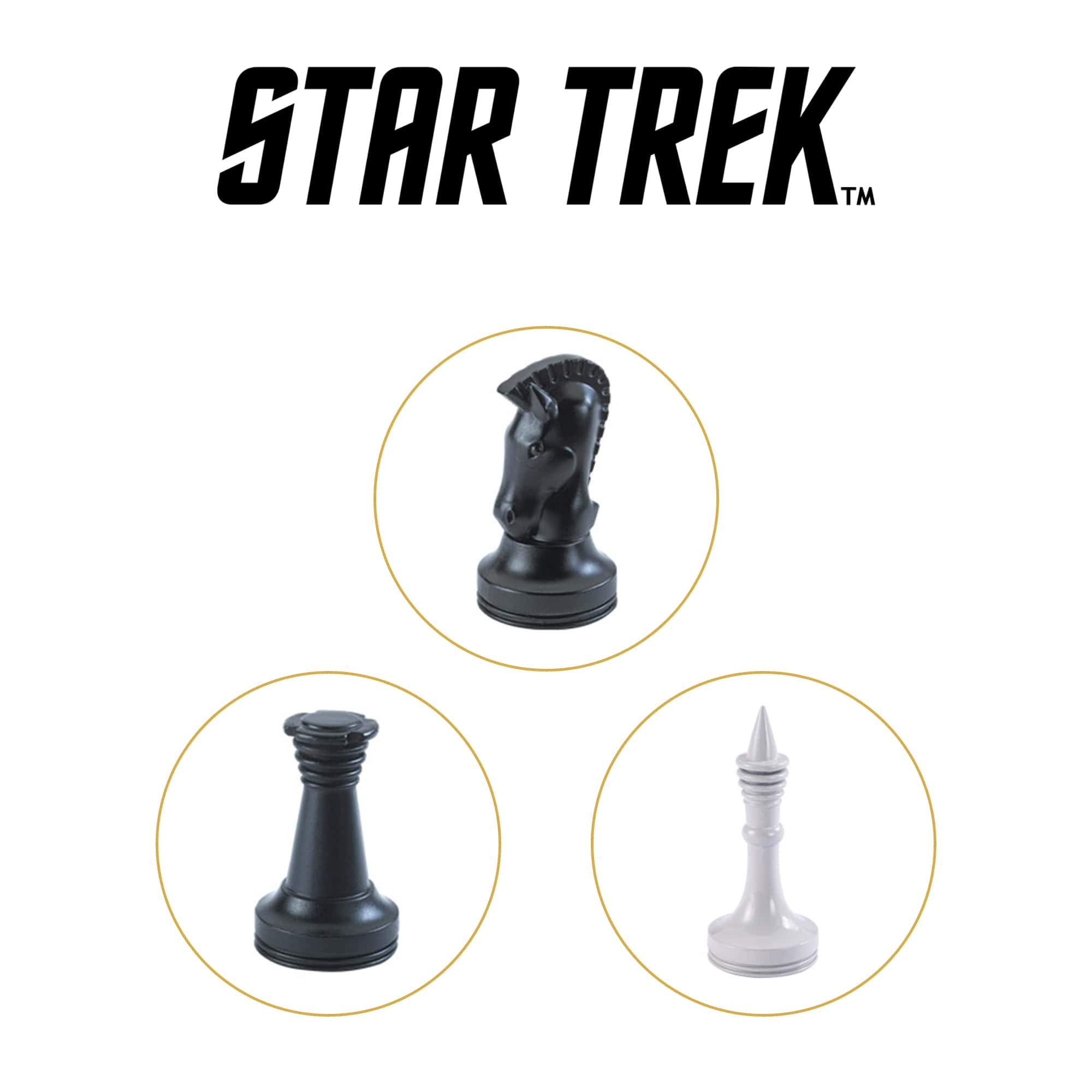Foto 6 pulgar | Set De Ajedrez The Noble Collection Star Trek Tridimensional - Venta Internacional.