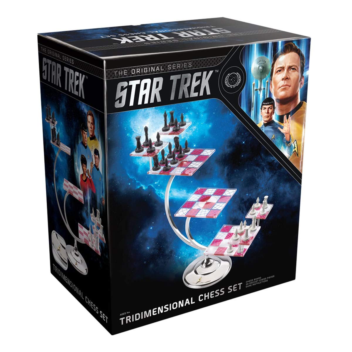 Foto 7 pulgar | Set De Ajedrez The Noble Collection Star Trek Tridimensional - Venta Internacional.