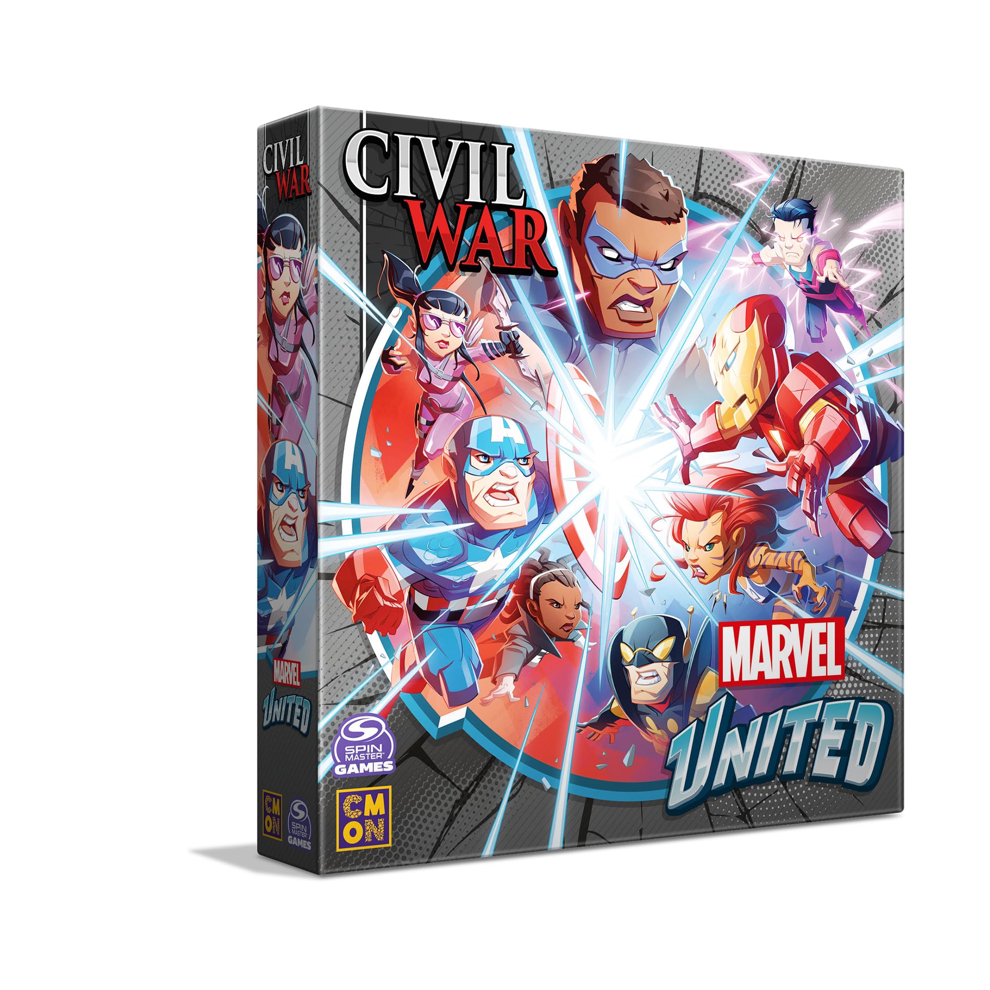 Foto 2 pulgar | Juego De Estrategia De Miniaturas De Mesa Cmon Marvel United Civil War - Venta Internacional.