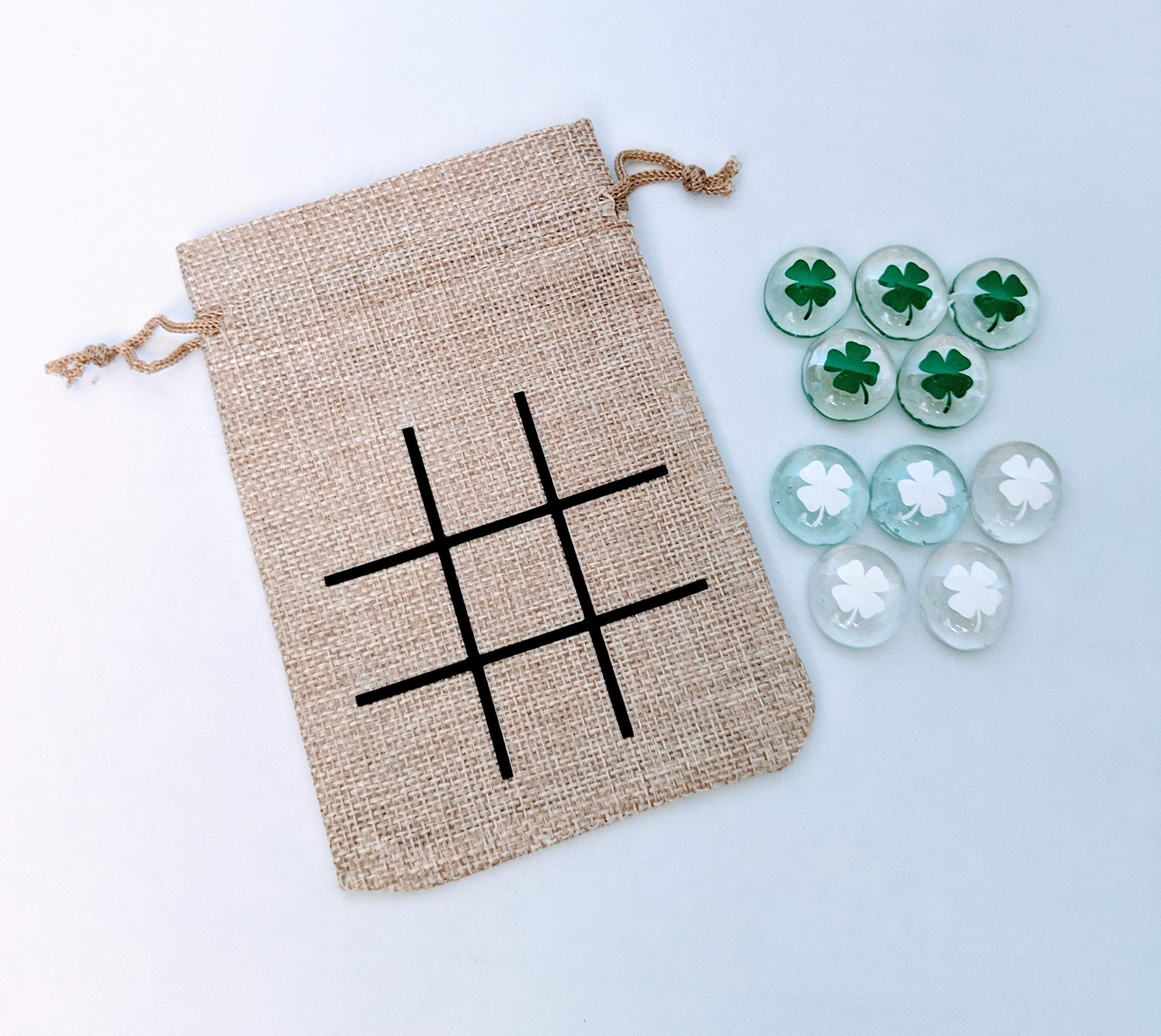 Foto 3 pulgar | Juego Tic Tac Toe Para Niños, Día De San Patricio, Trébol De Cuatro Hojas - Venta Internacional.