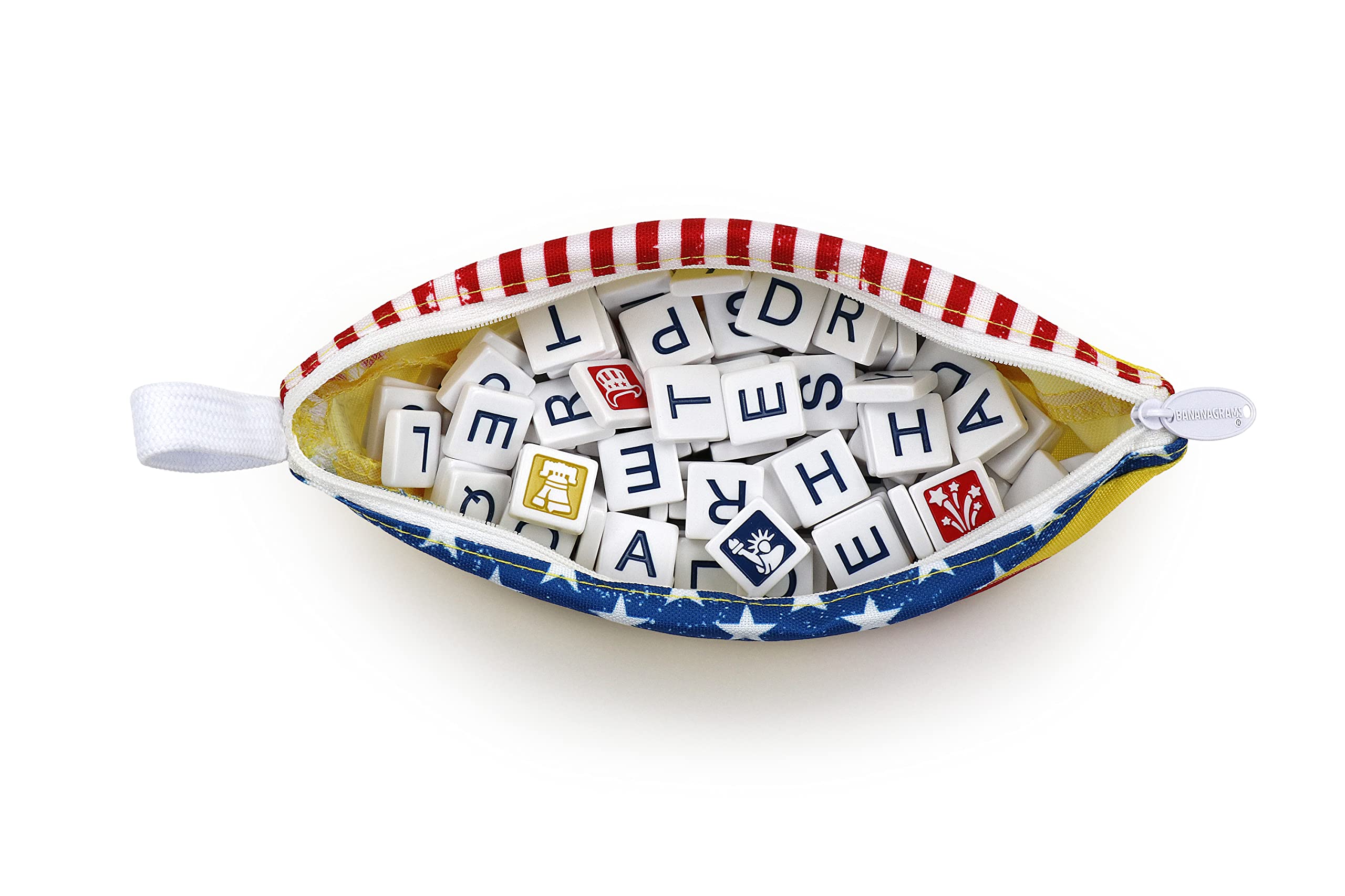 Foto 4 pulgar | Juego De Mesa Bananagrams, Edición Temática De Estrellas Y Rayas - Venta Internacional.