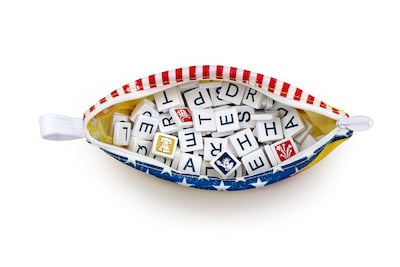 Foto 3 | Juego De Mesa Bananagrams, Edición Temática De Estrellas Y Rayas - Venta Internacional.