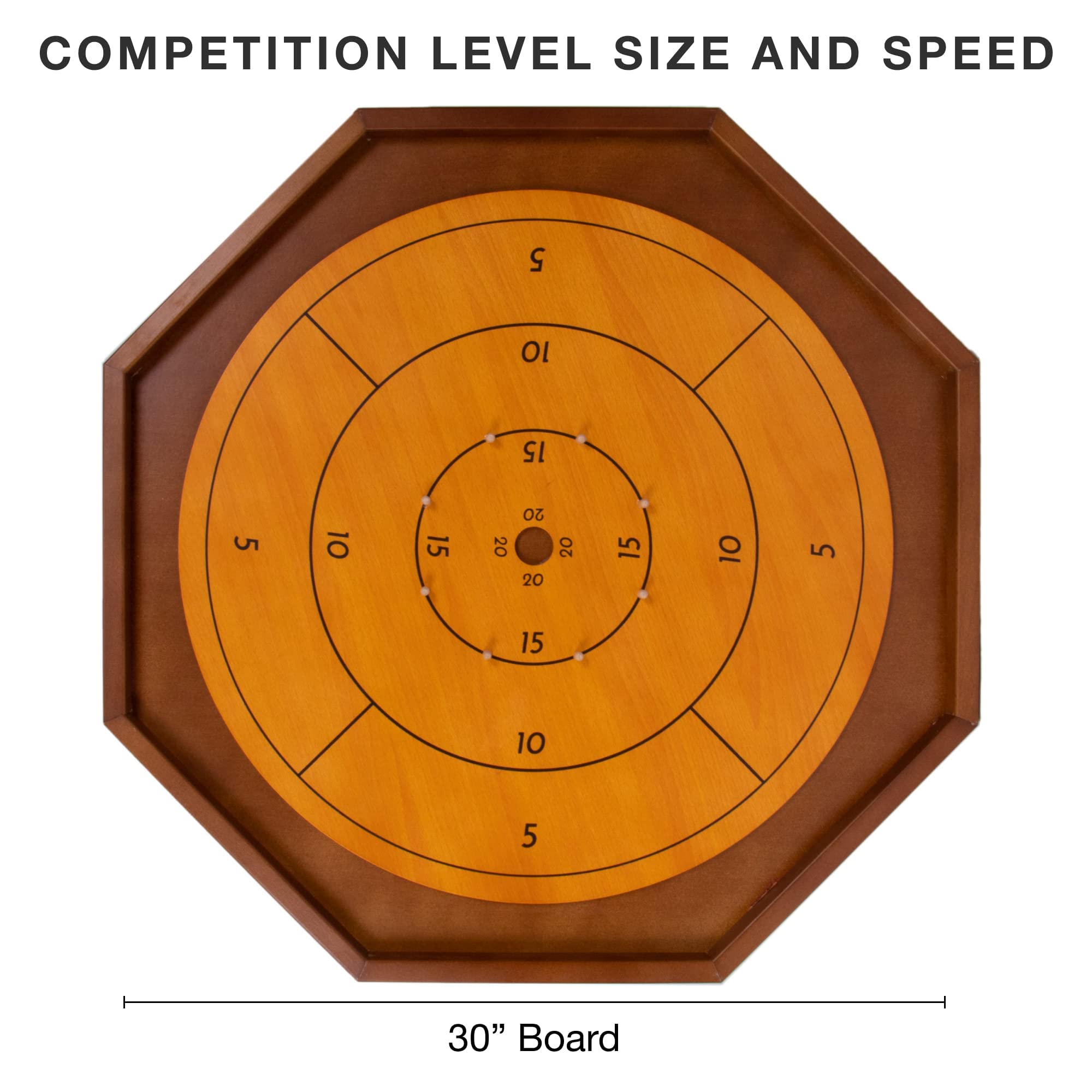 Foto 8 pulgar | Juego De Mesa Tournament Crokinole & Checkers Brybelly 30 Cm - Venta Internacional.