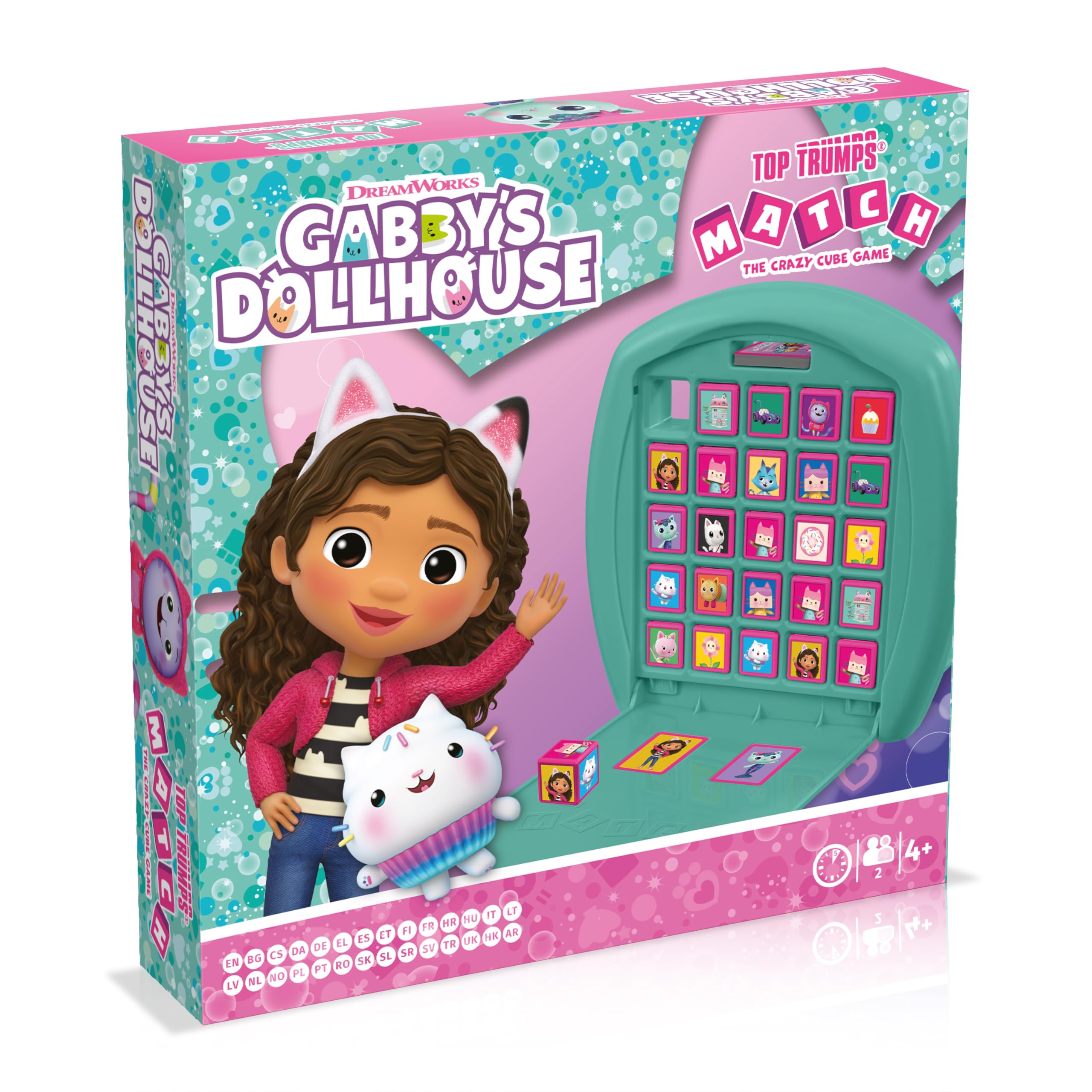 Foto 3 pulgar | Juego De Mesa Top Trumps Match Gabby's Dollhouse Kids 4+ Years - Venta Internacional.