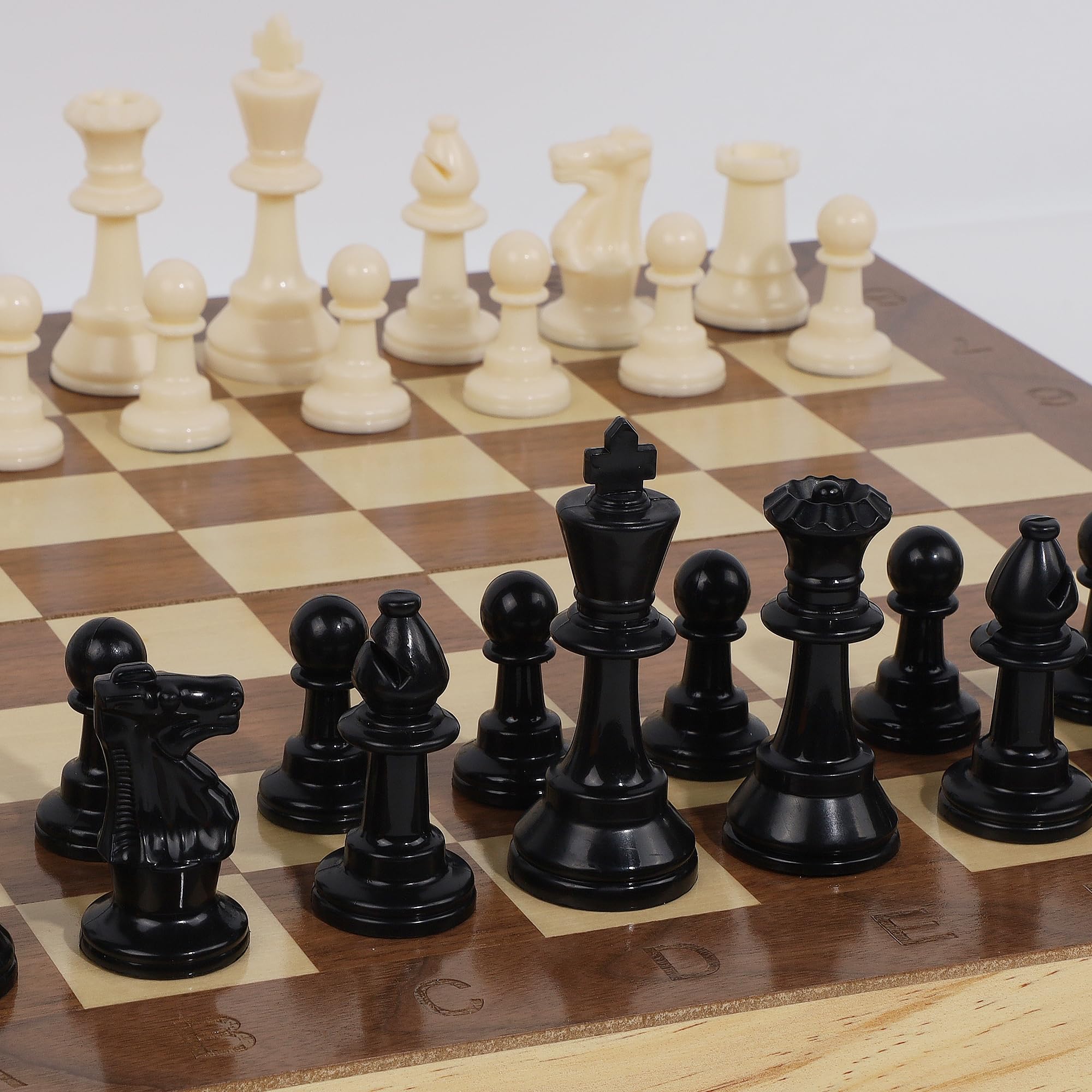 Foto 4 pulgar | Figuras De Rey De Plástico Juegoal De Chess Pieces, 32 Piezas, 9,5 Cm - Venta Internacional.