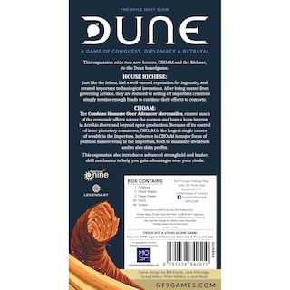 Foto 6 | Set De Expansión Gale Force Nine Dune Choam & Richese House - Venta Internacional.