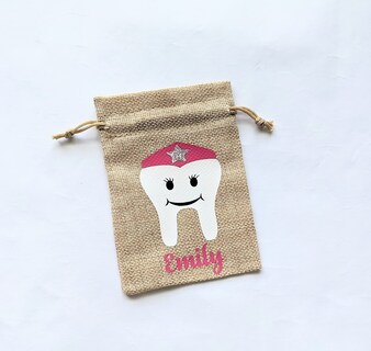 Foto 4 | Bolsa Tooth Fairy Bag, Soporte Personalizado Para Niños Con Dientes Perdidos - Venta Internacional.