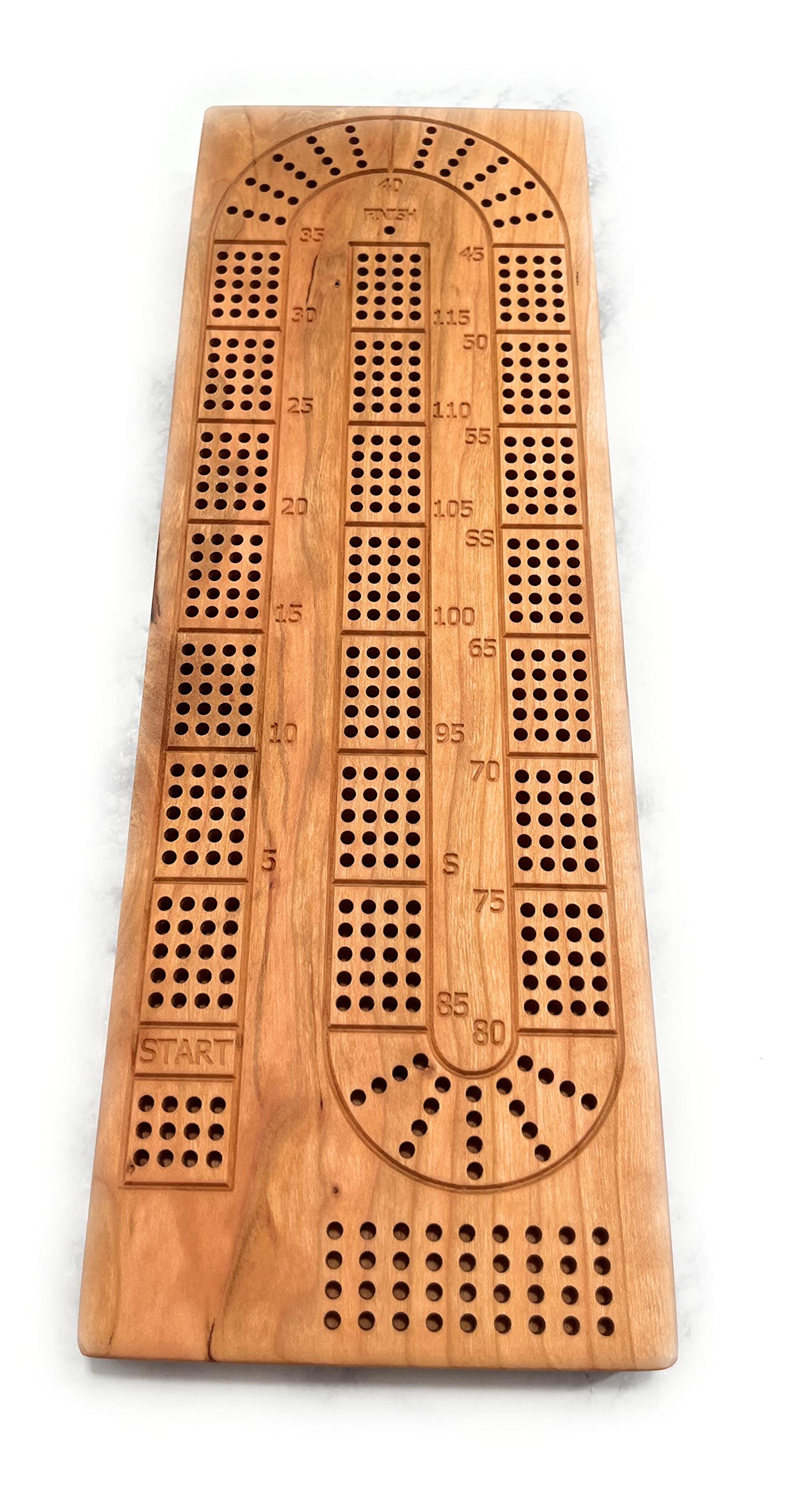 Foto 2 pulgar | Tabla De Cartón De Madera De Cerezo De 4 Rieles Con Almacenamiento Magnético - Venta Internacional.