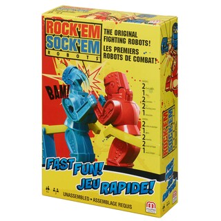 Foto 4 | Juego De Boxeo Mattel Games Rock 'em Sock 'em Robots De Más De 6 Años - Venta Internacional.