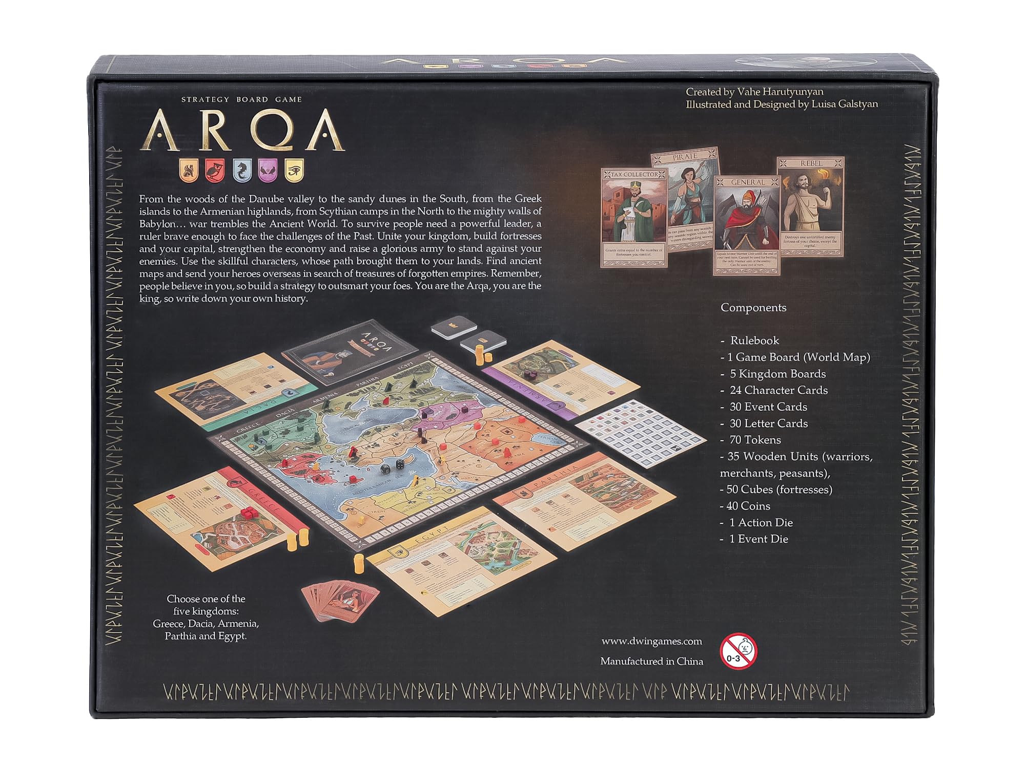 Foto 3 pulgar | Juego De Mesa Arqas: Estrategia Histórica Para Adultos Y Adolescentes - Venta Internacional.