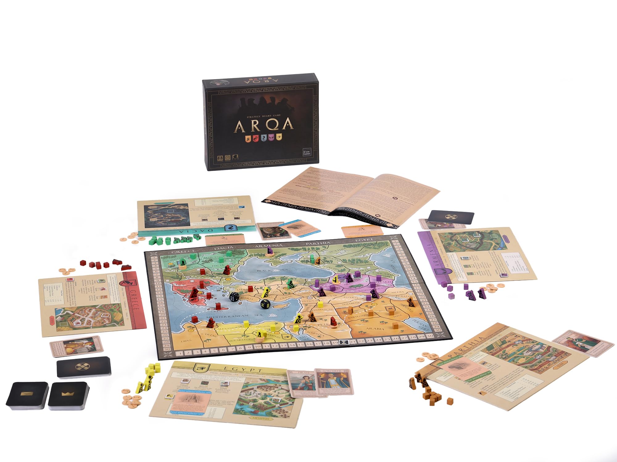Foto 4 pulgar | Juego De Mesa Arqas: Estrategia Histórica Para Adultos Y Adolescentes - Venta Internacional.