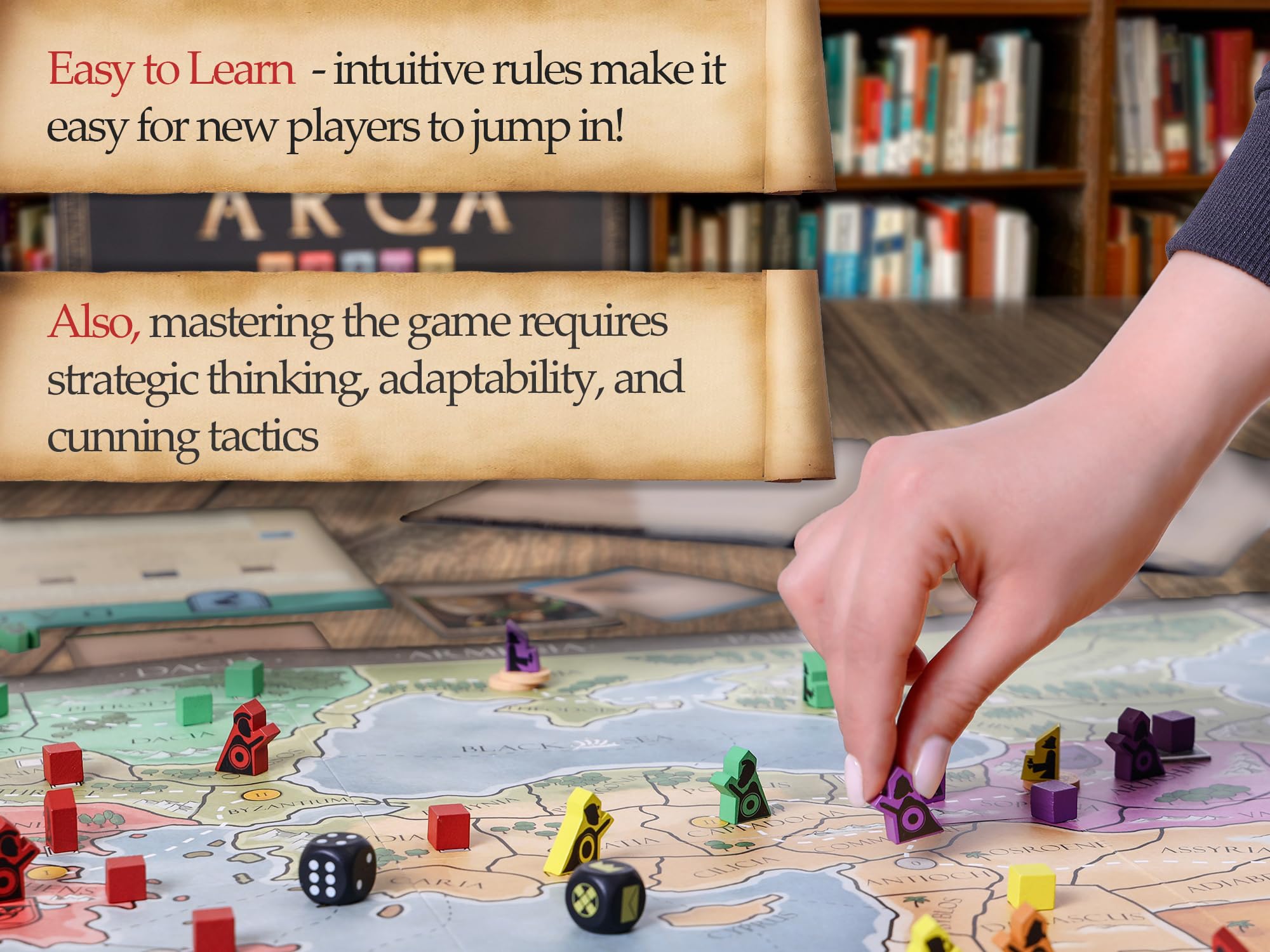 Foto 6 pulgar | Juego De Mesa Arqas: Estrategia Histórica Para Adultos Y Adolescentes - Venta Internacional.