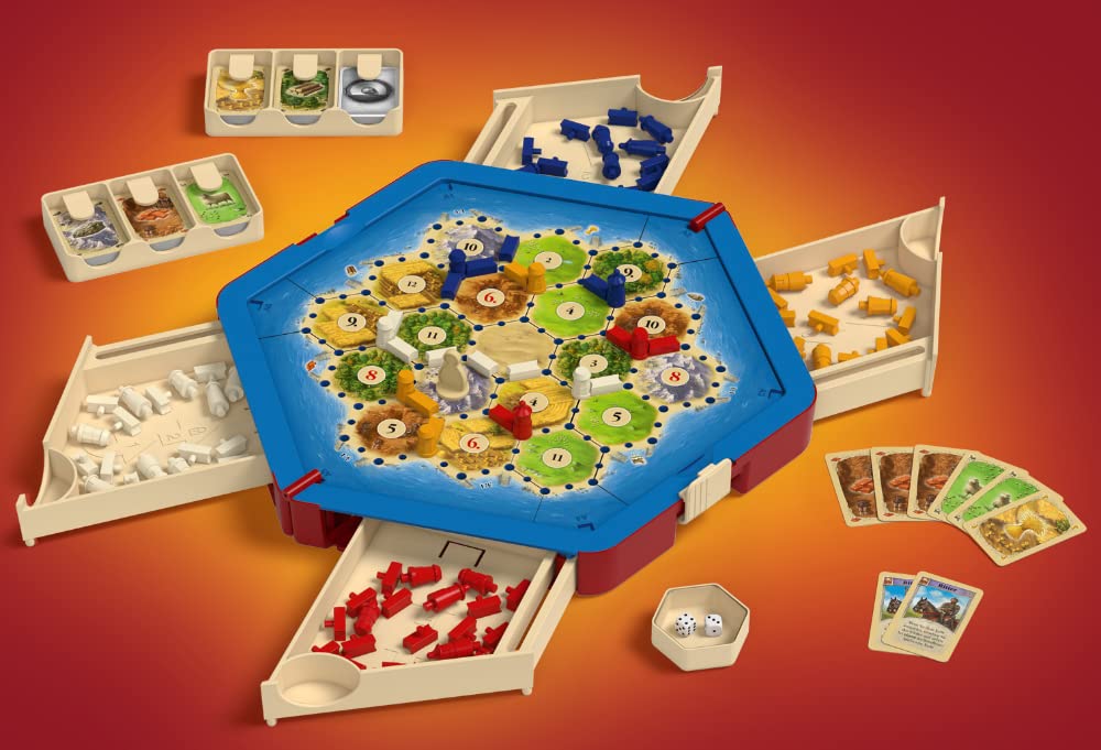 Foto 5 | Juego De Mesa Catan Traveler Compact Edition Para Mayores De 10 A 4 Jugadores - Venta Internacional.
