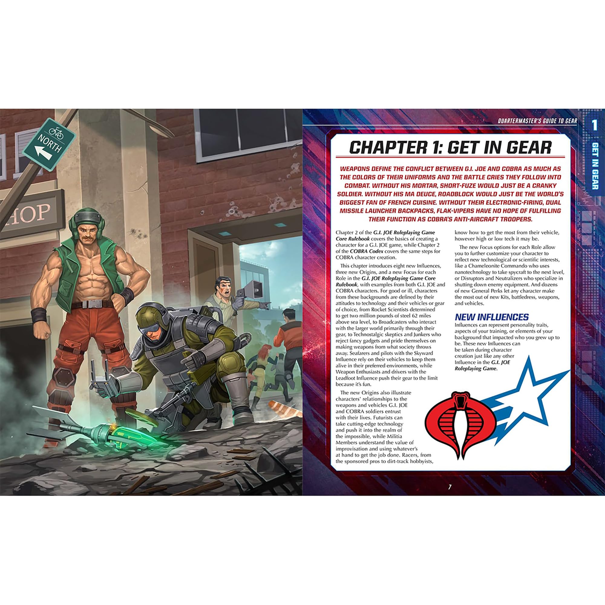 Foto 4 pulgar | Libro De Expansión De Juegos De Rol Renegade G.i. Joe Quartermaster - Venta Internacional.