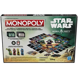 Foto 2 | Juego De Mesa Hasbro Gaming Monopoly Star Wars Boba Fett 8+ - Venta Internacional.