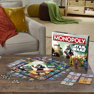 Foto 7 | Juego De Mesa Hasbro Gaming Monopoly Star Wars Boba Fett 8+ - Venta Internacional.
